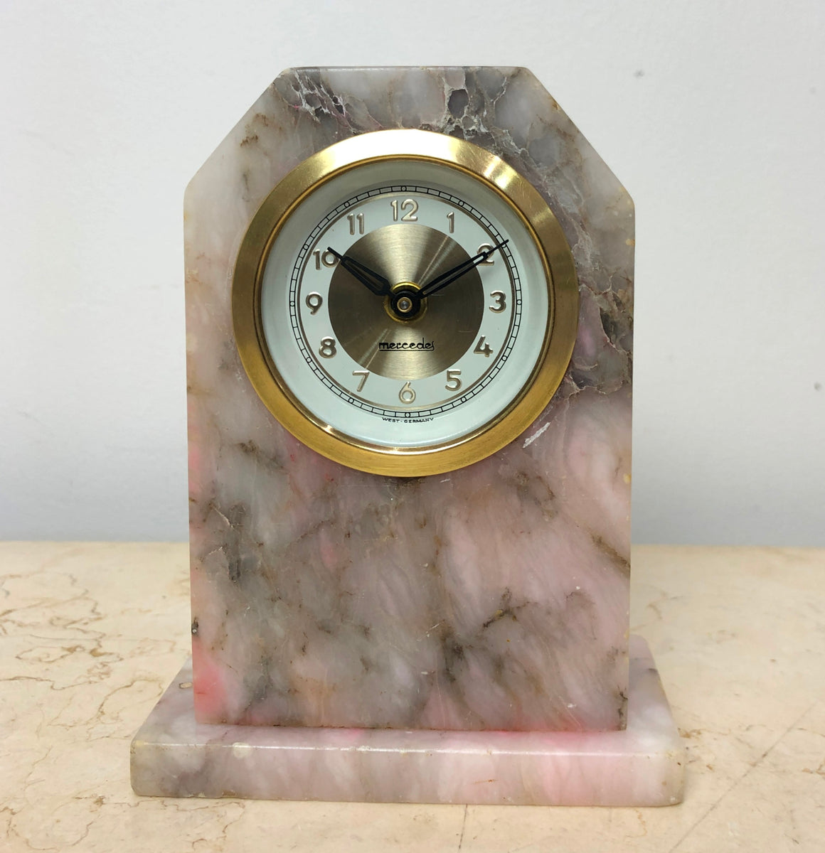 Vintage 5” Onyx Desk Clock sale