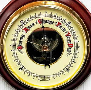 Vintage West German Wall Barometer & Thermometer | Adelaide Clocks