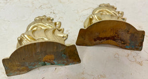 Vintage Brass Ship Bookends | Adelaide Clocks