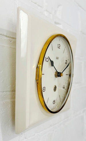 Vintage BADUF Ceramic Kitchen Wall Clock | Adelaide Clocks