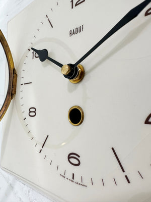 Vintage BADUF Ceramic Kitchen Wall Clock | Adelaide Clocks