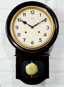 Antique Drop Dial Hammer on Coil Strike Regulator Simon Wall Clock | Adelaide Clocks