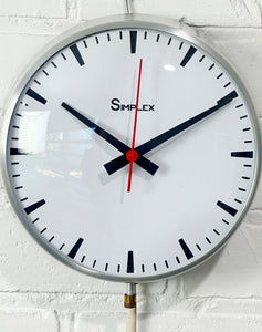 Vintage SIMPLEX Electric School Wall Clock | Adelaide Clocks