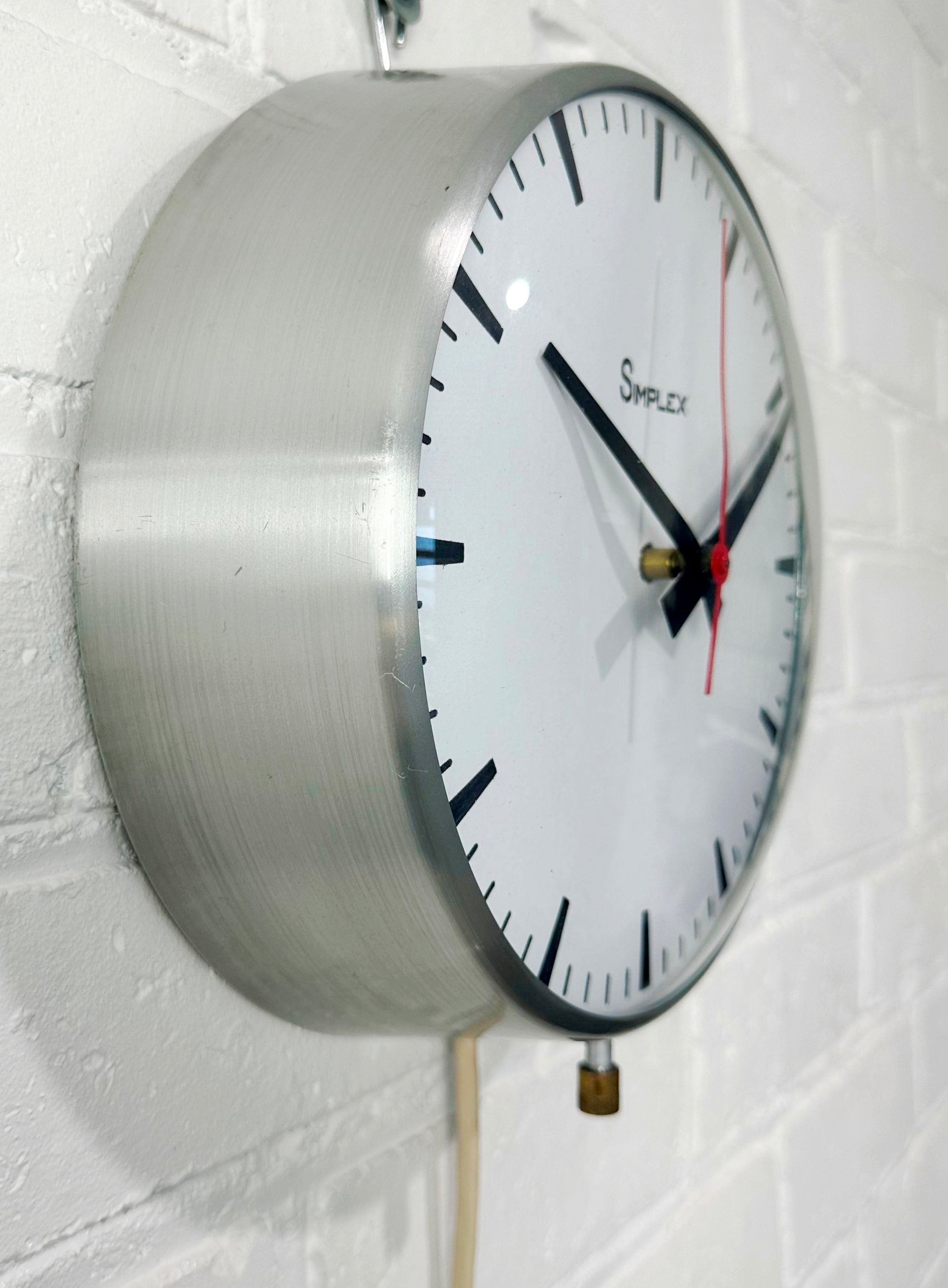 Vintage SIMPLEX Electric School Wall Clock | Adelaide Clocks