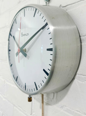 Vintage SIMPLEX Electric School Wall Clock | Adelaide Clocks