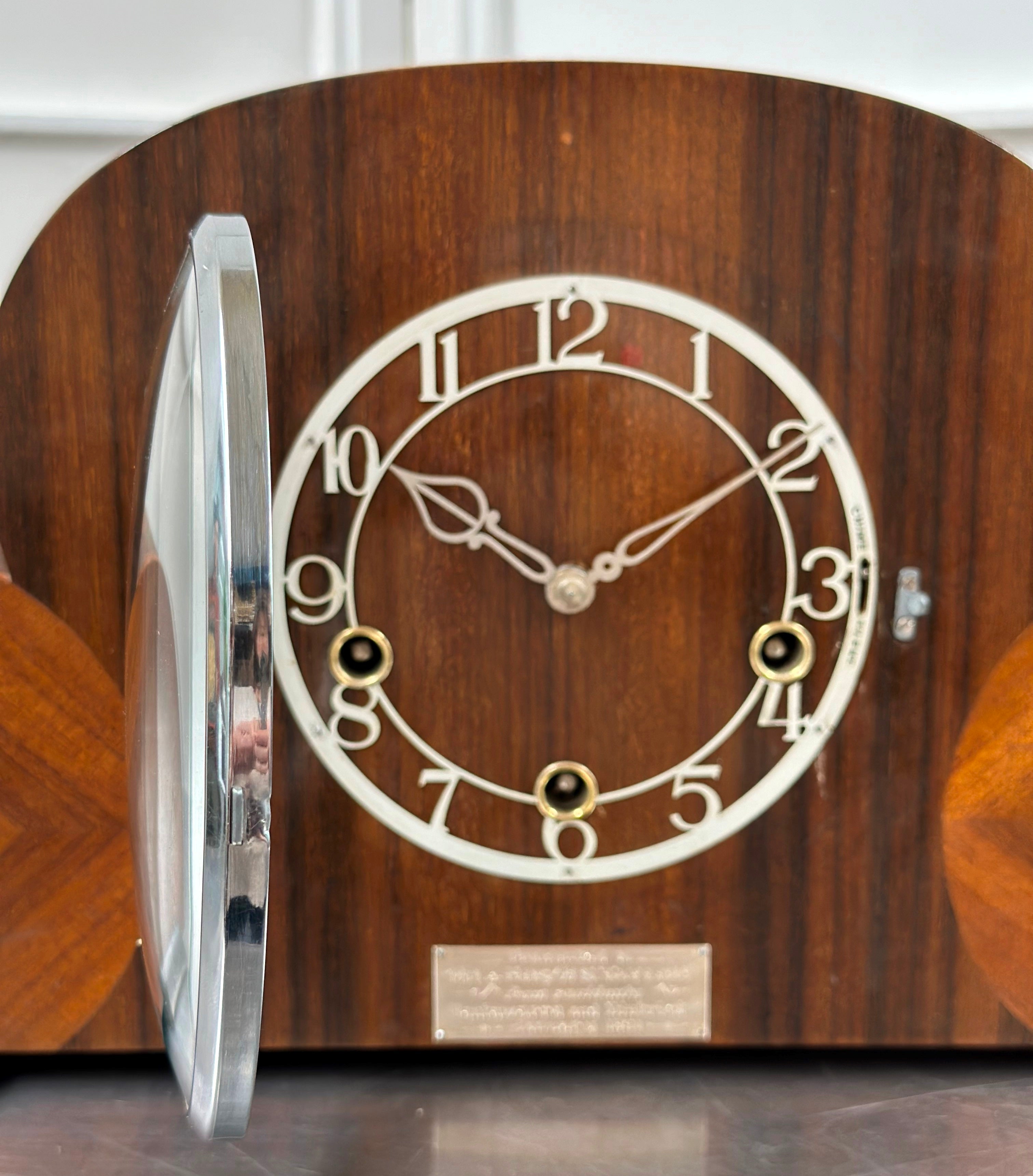 Vintage Retro Smiths Westminster Chime Mantel Clock - Adelaide Clocks