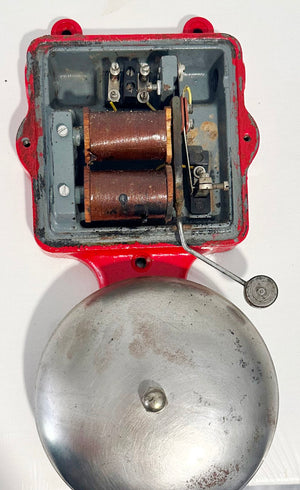 Vintage Cast Iron Spark Fire Alarm Bell | Adelaide Clocks