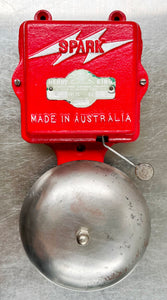 Vintage Cast Iron Spark Fire Alarm Bell | Adelaide Clocks