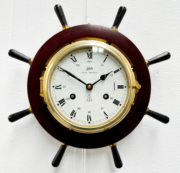 Vintage Schatz Royal Mariner Ships Bell Strike Wall Clock |  Adelaide Clocks