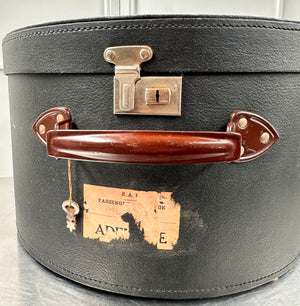 Vintage Railway Hat Box Travel Case | Adelaide Clocks