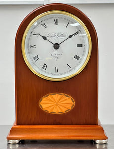 Vintage Knight & Gibbins London Battery Mantel Clock | Adelaide Clocks