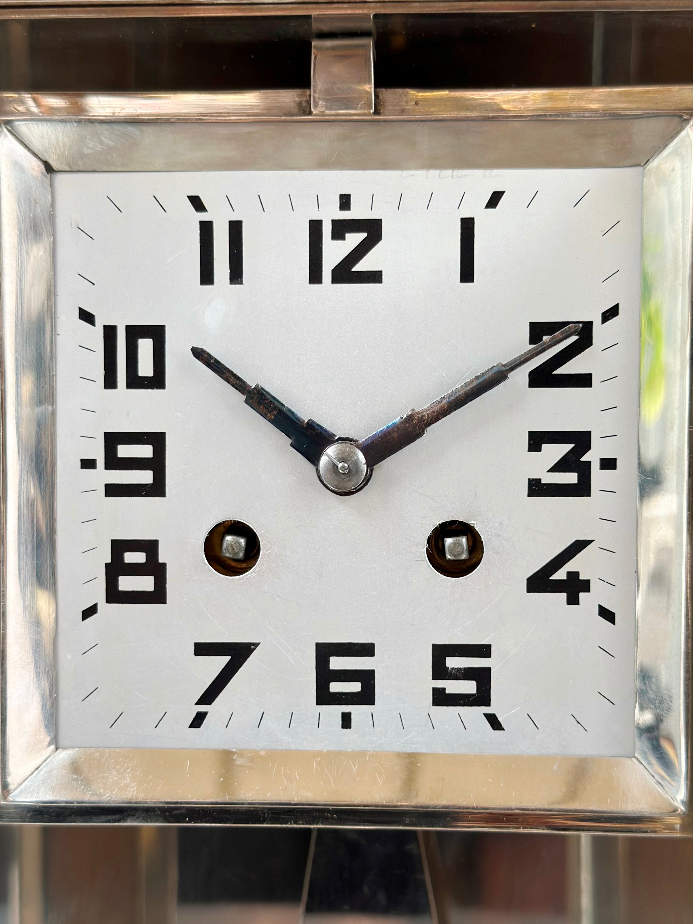Vintage Art Deco Alabaster Bell Chime French Mantel Clock | Adelaide Clocks