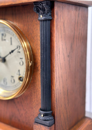 Antique Sessions USA Bell Chime Coil Strike Mantel Clock | Adelaide Clocks