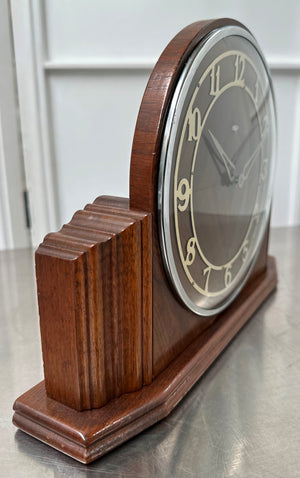 Vintage Art Deco METAMEC Electric Mantel Clock | Adelaide Clocks