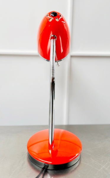 Retro Orange Table Top Desk Lamp | Adelaide Clocks