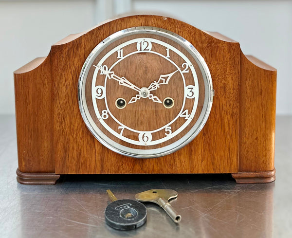 Original Vintage Enfield Hammer Chime Mantel Clock | Adelaide Clocks