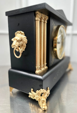 Antique Ingraham Hammer Strike Mantel Clock  | Adelaide Clocks