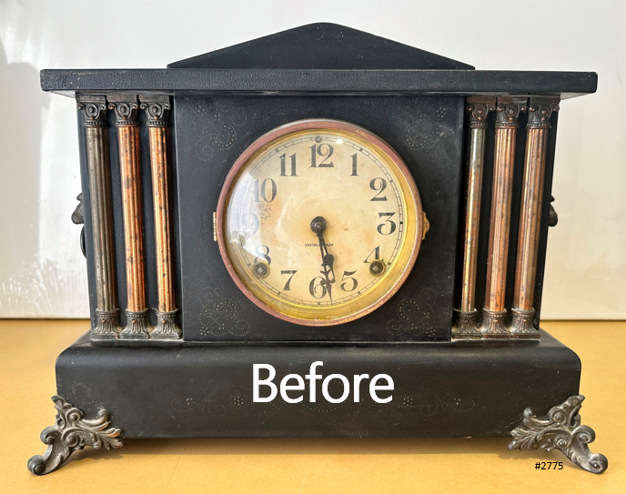 Antique Ingraham Hammer Strike Mantel Clock  | Adelaide Clocks