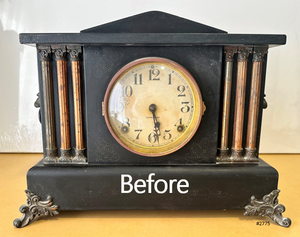 Antique Ingraham Hammer Strike Mantel Clock  | Adelaide Clocks