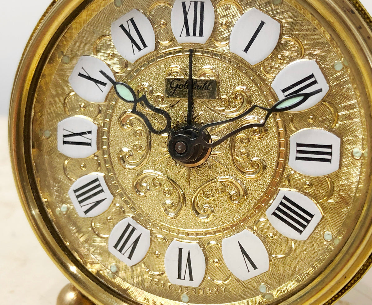 Vintage Goldbuhl German Alarm Bedside Desk Clock | Adelaide Clocks